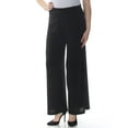 thumbnail image 2 of NY COLLECTION Womens New 1052 Black Wide Leg Palazzo Pants M Petites B+B, 2 of 3