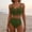 Blackish Green, variant on MSJUHEG Women's Tankini High Waisted Bikini Sets for Women and Shorts Bathing Suits Front Two Piece Swimsuit Full Coverage Swimsuits Plus Size Swimsuit for Women Beige L