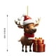thumbnail image 3 of Decorative Reindeer Family Pendant Deer Family Ornament Christmas Tree / Car, 3 of 3
