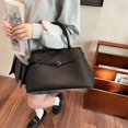thumbnail image 3 of Bolsos para mujeres Bolso hombro suave Gran capacidad All-Match PU Cuero versátil compras viajes, 3 of 9