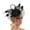 Black, variant on VLOOCKLW Women's Headband Feather Fascinators Hair Clip Tea Party Pillbox Derby Hat Fascinator Bridal Wedding