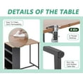 thumbnail image 4 of Dining Table Set Kitchen Table and Chairs Dining Room Table Set for Small SpacesDining Table for 2 Modern Home Furniture Rectangular, 4 of 7