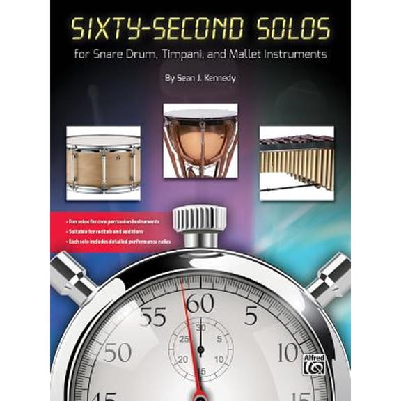 Pre-Owned Sixty-Second Solos : For Snare Drum, Timpani, and Mallet Instruments