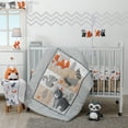 thumbnail image 4 of Bedtime Originals Acorn Gray/White/Orange Fox Nursery Lamp with Shade & Bulb, 4 of 4