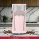 thumbnail image 2 of Holstein Housewares Cafetera de una sola porción, cafetera personal de 14 oz con filtro reutilizable, operación con un solo toque y apagado automático, rosa, 2 of 5