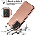 thumbnail image 6 of for Samsung Galaxy A52 Wallet Case with Card Holder,PU Leather Kickstand Card Slots Case Double Magnetic Clasp Durable Shockproof Cover for Samsung Galaxy A52 5G 6.5" Rose Gold-SK, 6 of 11