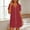 #14Red, variant on Byworldtasic Nightgowns for Women Button Down Sleep Shirt Short Sleeve NightShirts Boyfriend Sleepdress Soft Pajama Dress