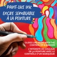 thumbnail image 3 of Sharpie Creative Markers, Water-Based Acrylic Markers, Bullet Tip, Assorted Colours, 2 Count, 3 of 9