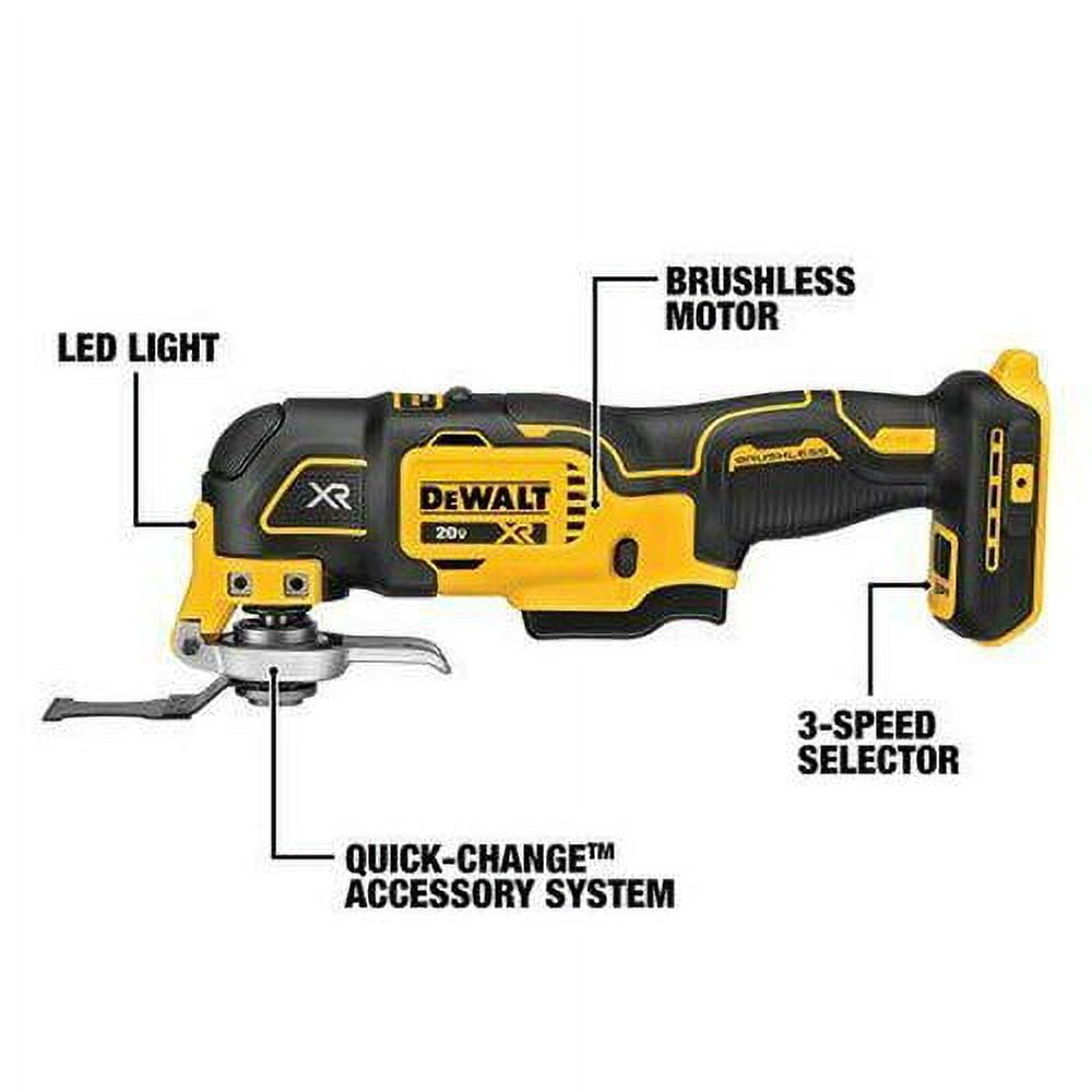 Dewalt 20V MAX* XR(R) Brushless Cordless 3-Speed Oscillating Multi-Tool (Tool Only)
