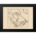 thumbnail image 2 of Carey 24x19 Black Modern Framed Museum Art Print Titled - British Possessions Canada United States, 2 of 5