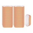 thumbnail image 2 of Panificio 1 oz Elliptical Polka-Dotted Hot Orange Paper Regular Baking Cup - Ridged - 3 1/2" x 1 1/2" x 3/4" - 200 count box, 2 of 11