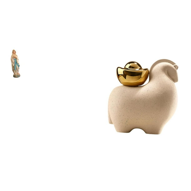 Estatua de Lutero,Estatua de la Virgen María Figura Colección Religiosa,Figura de resina y Señora de Lutero,Mini estatua de animal,Mini estatua de animal para decoración del