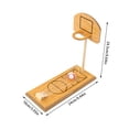 thumbnail image 2 of Mini Desktop Basketball Game Wooden Toy Throwing Skill Educational School Activity Tabletop Sports, 2 of 3