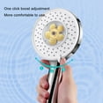 thumbnail image 6 of RFUGUG Shower Head, 3-Speed Turbocharged Shower Nozzle, Visual built-in booster fan shower, Water Saving Shower Head, Luxury Modern Look, 6 of 8