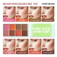 thumbnail image 2 of Pisexur Belleza Maquillaje Disco de ojos de 8 colores en crema, brillo facial, contorno de alto brillo, iluminador facial de 8 tonos, brillo rosa cobre, efecto luminoso cospara mujeres y hombres, 2 of 2
