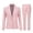 Pink, variant on AZoiNM Women's 2 Piece Pant Suit Set Business Casual One Button Blazer and Trousers Slim Fit Professional Office Outfit