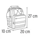 thumbnail image 2 of Mochila Táctica De Hombro Negro Truper 67022, 2 of 3