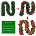 thumbnail image 4 of Guirnalda navideña de bricolaje, guirnalda decorada de 2,7 m, luces LED, decoraciones navideñas para el jardín del hogar, fiesta de bodas, escaleras, Fjavascript:;reemplazos Fason LN-0923, 4 of 7