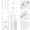 As Shown, variant on Zcyifa curtain track rail joint 2Pcs Window Curtain Pole Joint Ceiling Track Connector Extension Curtain Track Connectors