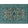 thumbnail image 1 of Ahgly Company Indoor Rectangle Persian Light Blue Traditional Area Rugs, 4' x 6', 1 of 4