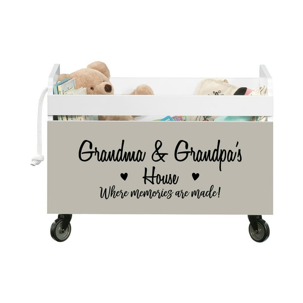 LifeSong Milestones Rolling Toy Storage Box Organizer Grandma