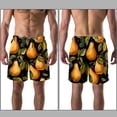thumbnail image 3 of luoweisi Men's Beach Shorts Quick Dry Swim Trunks with Mesh Lining Pear XL, 3 of 5