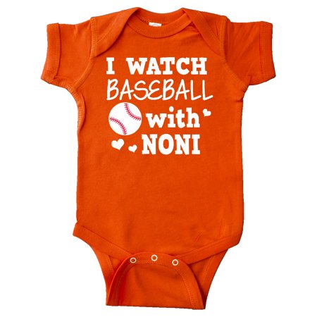 

Inktastic I Watch Baseball with My Noni Gift Baby Boy Bodysuit