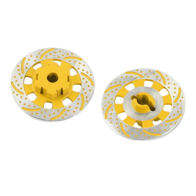 Disco de freno Duradero Sunnimix Disco de freno de llanta de rueda RC 2 Piezas amarillo