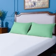 thumbnail image 5 of NTBAY 100% Brushed Microfiber Standard Pillowcases Set of 4, 1800 Super Soft and Cozy, Wrinkle, Fade, Stain Resistant with Envelope Closure Bed Pillow Cases, 20"x26", Mint Green, 5 of 5
