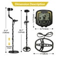 thumbnail image 4 of Underground Metal Detector TX 850 Powerful Gold Detectors Treasure Hunter Seeker Pointer Detector ,Easy to Install, 4 of 9