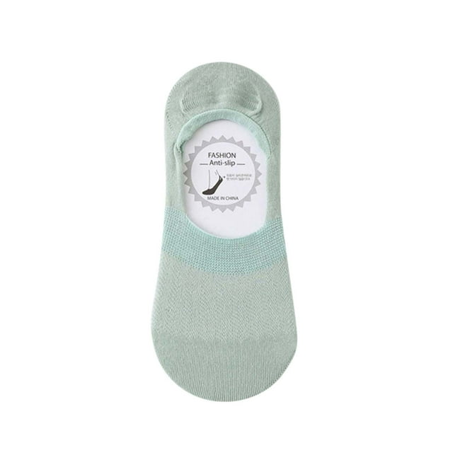 GDREDA Chaussettes Antidérapantes Soccer Femmes Adolescente Adulte Automne Unies Fines Respirantes Tendance Rétro Chaussettes Vert,