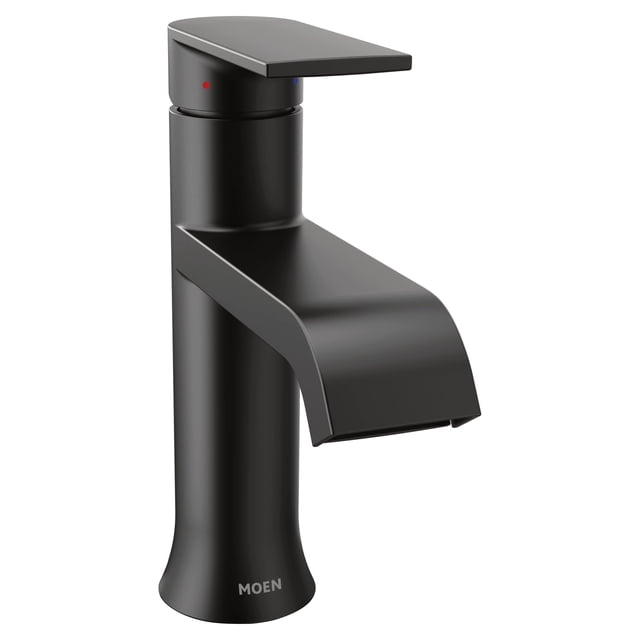 Grifo Moen Genta LX 6702BL para lavabo de baño negro mate