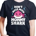 thumbnail image 3 of Baby Shark - Don't Mess With Mama Shark - Toddler And Youth Short Sleeve Graphic T-Shirt, 3 of 6