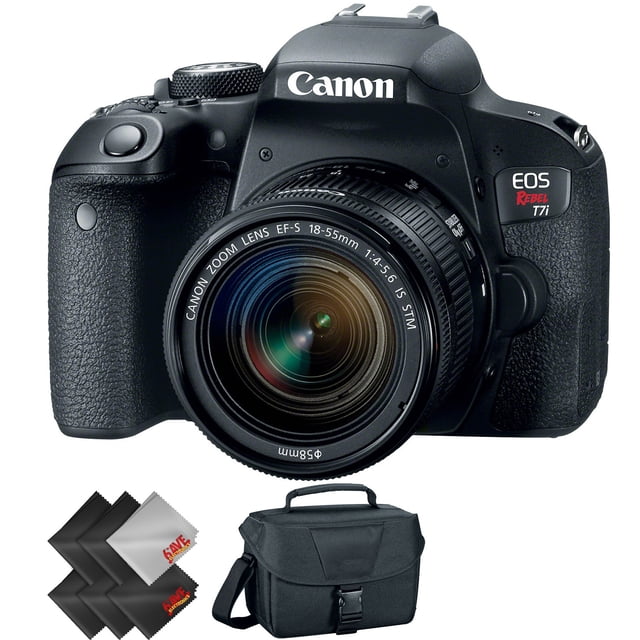 Canon EOS Rebel T7i DSLR Camera with 18-55mm Lens + 1 Year Warranty Canon 1894C002