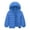 Blue, variant on Boys Girls Hooded Puffy Jacket Lightweight Winter Coat Waterproof Warm Kids Ski Snow Outerwear for Outdoor Activities Army Green 110(3-4 Years)