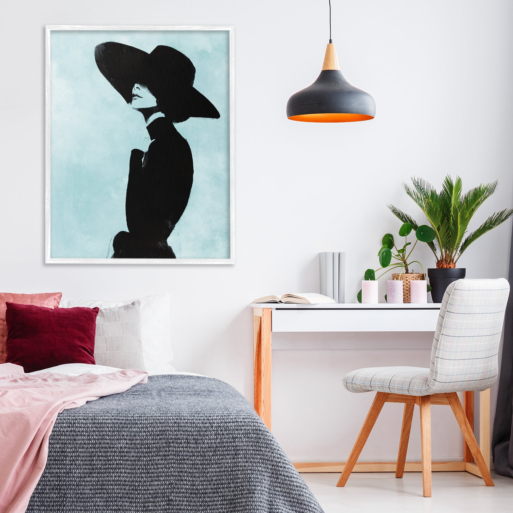 Stupell Industries Eclipse In Black White Framed Giclee Art, design by Svetlana Aleynikova