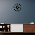 thumbnail image 3 of Minimalist Wall Clock Mirror Surface Frameless for Living Room Hotel, 3 of 9