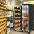 thumbnail image 4 of 420D Water and Dust Resistant Bun Rack Cover for Commercial Bun Pan Bakery Rack, 4 of 8