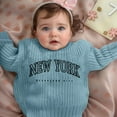 thumbnail image 2 of Girls Sweaters Hand Embroidered Pure Knit Sweater for Girls Delicate Floral Design Soft Comfortable Toddler Kids Top, 2 of 4