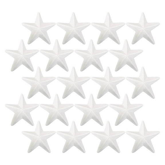 DRAFIDEEP Craft Foams Stars Five-Pointed Star 20Pcs 2In