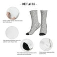 thumbnail image 6 of Crew Socks for Women Men Athletic - Dice Cubes Soft Comfort Breathable Mid-Calf Sole Running Socks Womens Men, 6 of 7