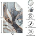 thumbnail image 3 of Grey Marble Swirl Golden Agate Kitchen Towel, Dish Towels Quick Drying Tea Towels Absorbent Hand Towels for Kitchen Sink Dinner Table 28 x 18 Inches, Set of 6, 3 of 7