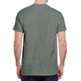 thumbnail image 3 of Jnriver Men's Short Sleeve Lightweight Heavy Cotton T-Shirt Regular-Fit Crewneck Tee for Casual Wear Gym Workout Summer Outfit - Heather Military Green - 3XL, 3 of 3