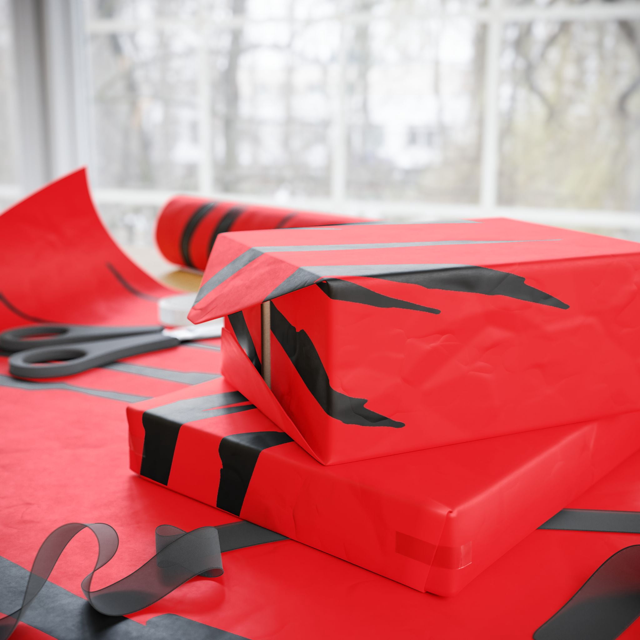 Effete Feline Claw Marks Scratch Gift Wrap Papers