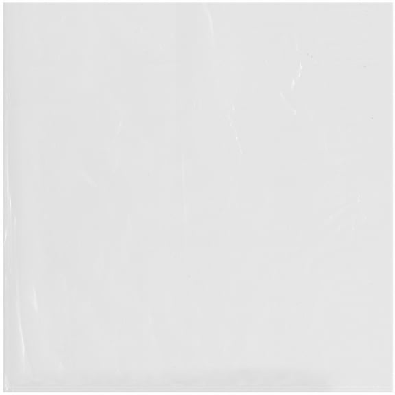 Plymor 18" x 18" (Pack of 50), 4 Mil Flat Open Clear Plastic Poly Bags