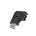 thumbnail image 1 of Moyic Mini adaptador UP de ángulo de 90 grados, convertidor de conector en ángulo izquierdo y derecho de 270 grados a DP, Juegos de teclado y mouse para computadora Tipo 3, 1 of 6