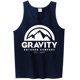 thumbnail image 1 of Camiseta sin mangas Gravity Outdoor Co. Ultra de algodón - Logo blanco - Navy - XL, 1 of 1