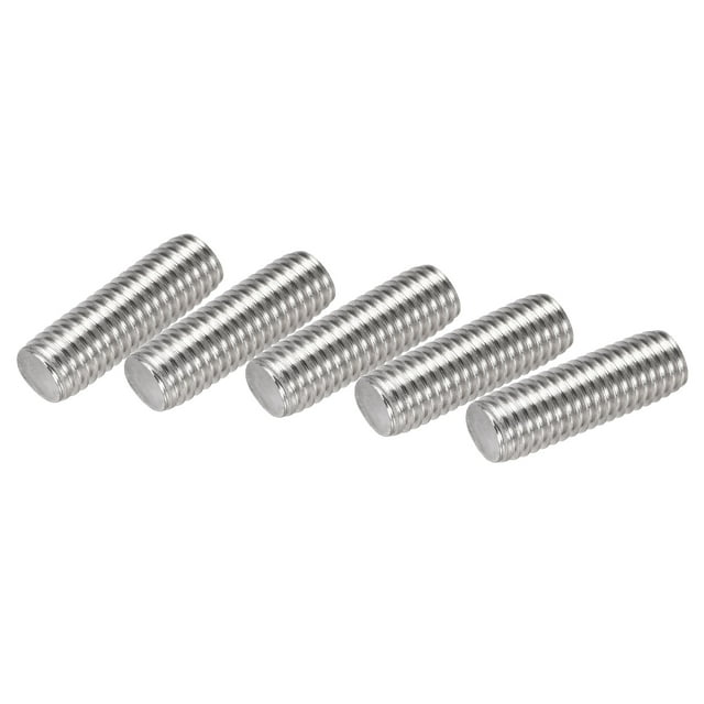 Unique Bargains M10 x 1.18' Fully Threaded Rod 304 Stainless Steel Right Hand Threads 10 Pack