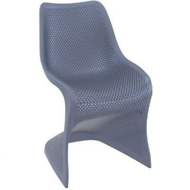 Siesta Bloom Chaise de Salle à Manger, Gris Foncé (Ensemble de 2)