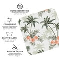 thumbnail image 4 of Kll Square Drink Coasters Set Of 4,Pu Leather Absorbent Coasters Set Decorative Coffee Cup Coasters Housewarming Gift For Home Decor-Vintage Palm Trees, 4 of 9